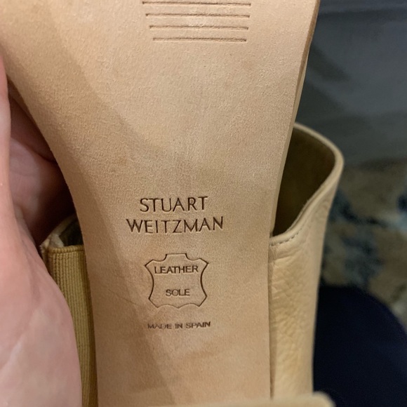 Stuart Weitzman Open Toe Bootie Size 9.5 - Picture 5 of 5